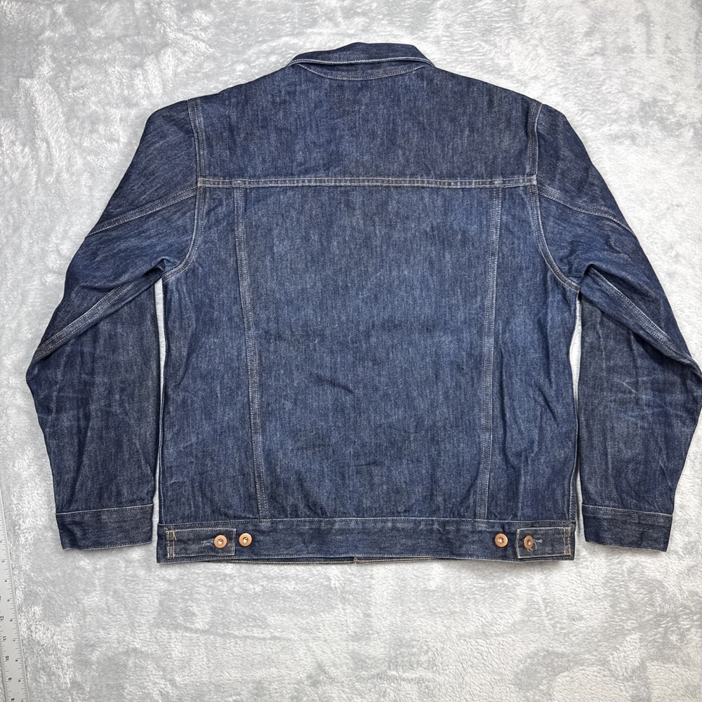 Tellason Stock Denim Jacket Men XL Blue USA Cone Mills 14 Ounce - Picture 8 of 11